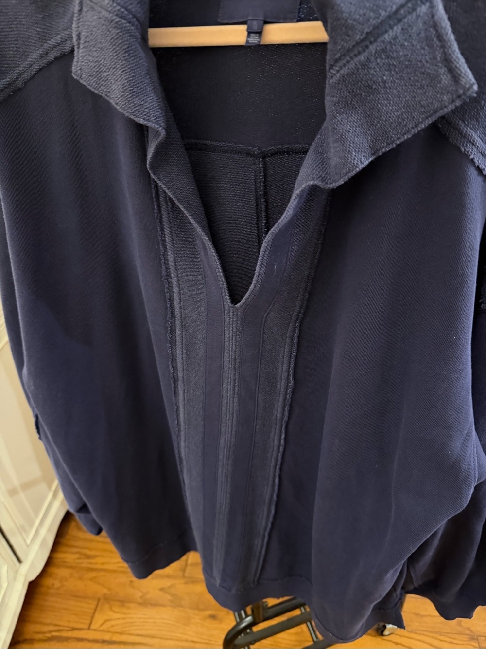 NWOT Aerie Women's Navy Pullover Tunic Sweatshirt SZ XL - Picture 7 of 8